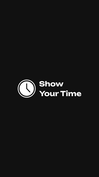 Show Your Time - Timestamp