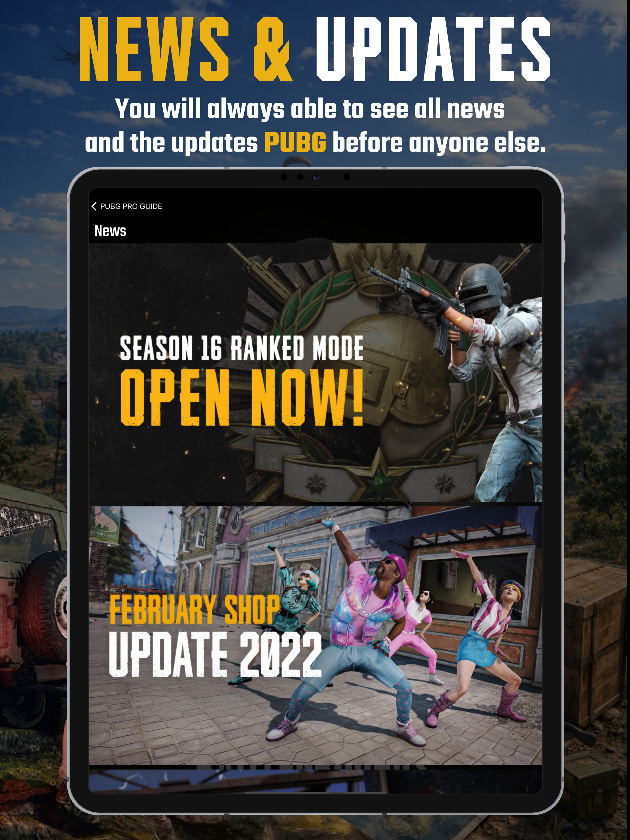 Guide & Stat for PUBG NewState