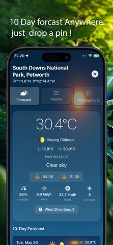 Weather Garden iPhone screenshot