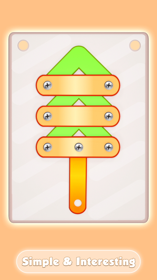 #5. Nut & Bolt Pin Puzzle Game (macOS) 由: Muhammad Wahhab Mirza