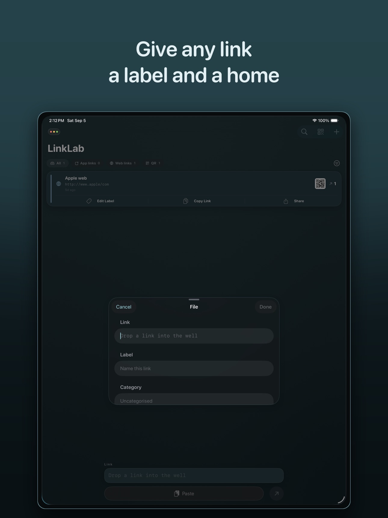 Screenshot 12 of LinkLab: Save, Share & QR Code