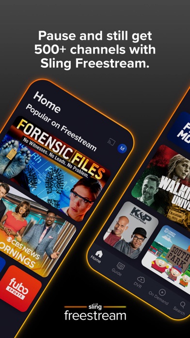 Sling: Live TV, Sports & News Screenshot
