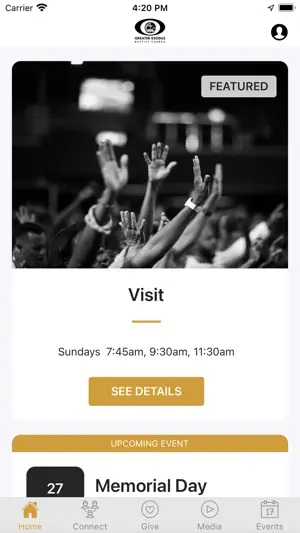 Greater Exodus Baptist Church screenshot 1