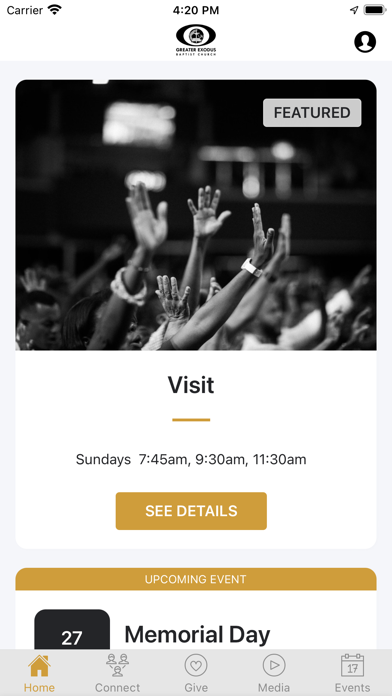 Screenshot #1 pour Greater Exodus Baptist Church