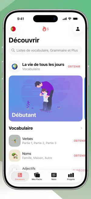 Apprenez le Portugais - Novice iPhone screenshot 5
