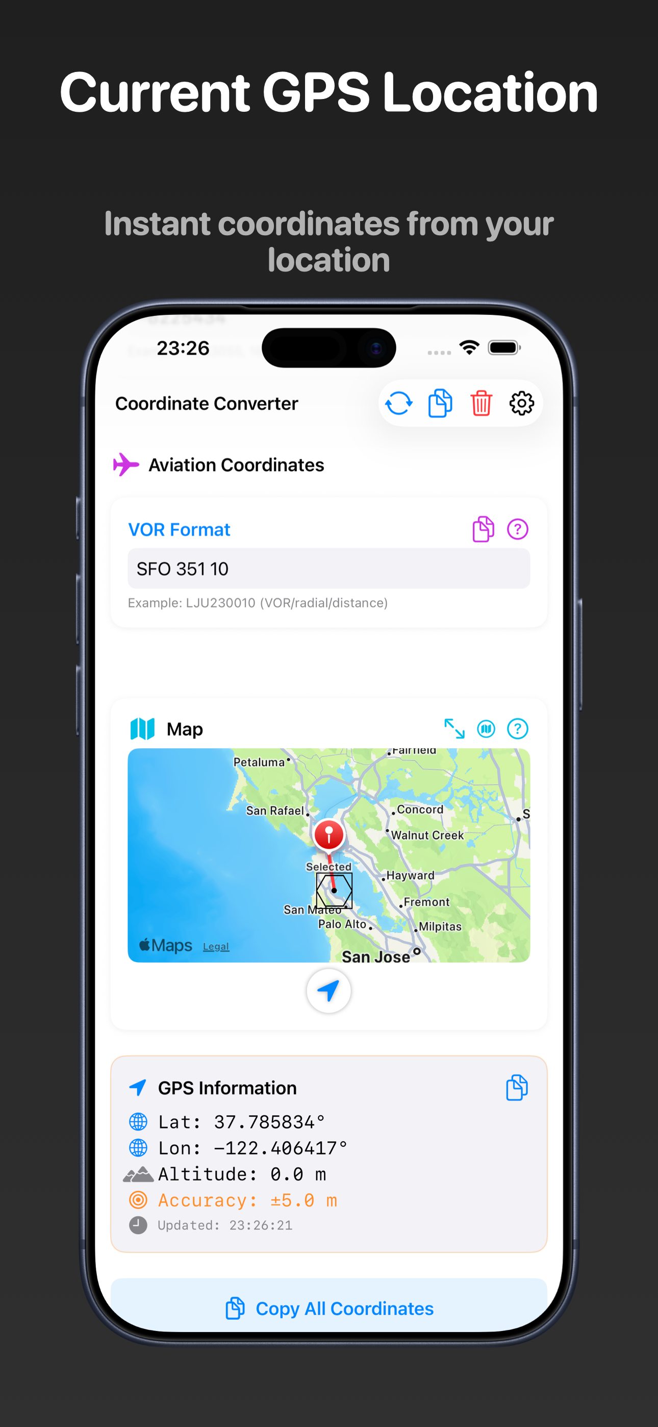 CoordTool screenshot 3