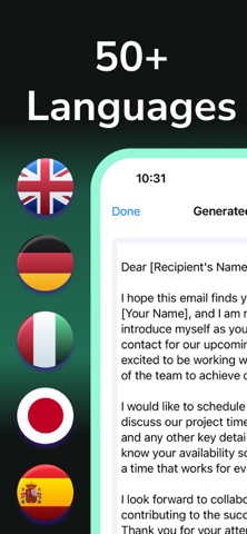 Email Generator AI Writer screenshot