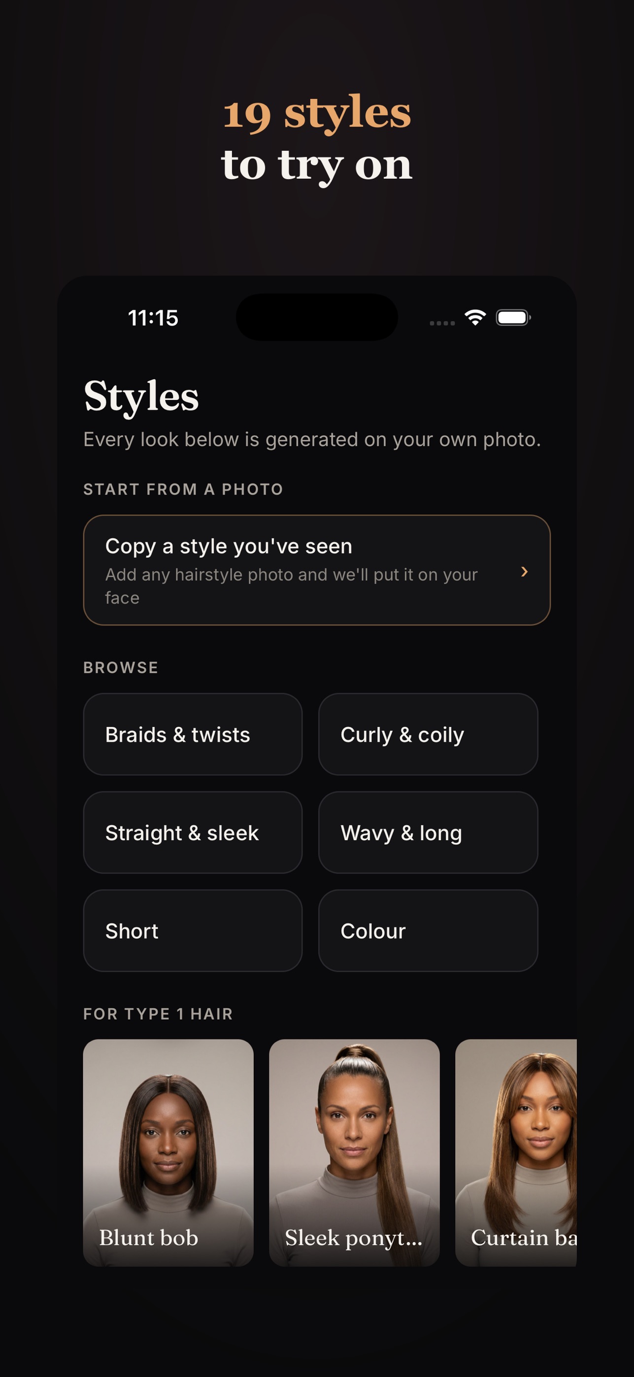 Screenshot 4 of Hairstyle Try On: Braids, Locs