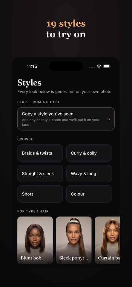 Hairstyle Try On: Braids, Locs screenshot 4