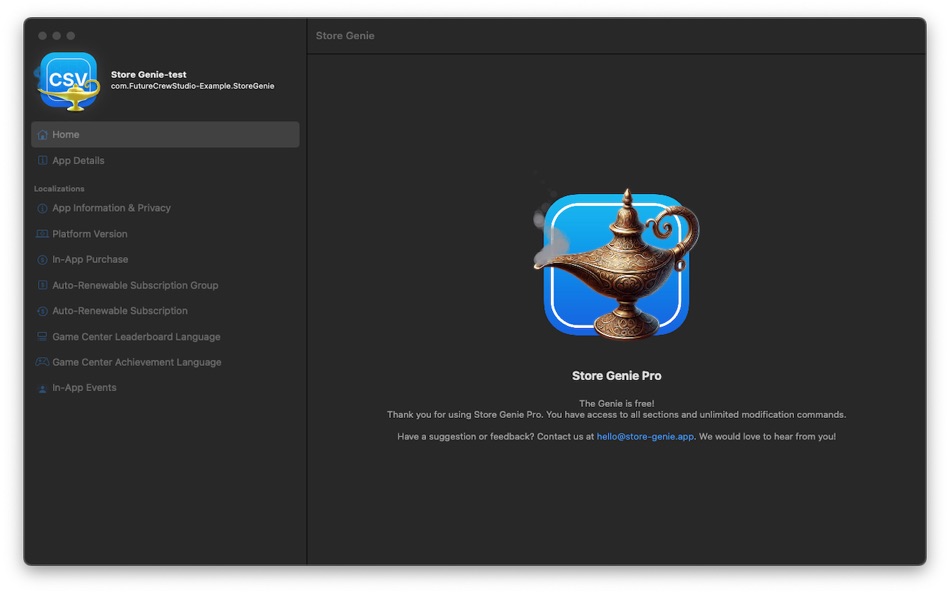 #1. Store Genie, for the App Store (macOS) 来自: Future Crew Studio LLC
