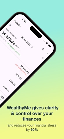 WealthyMe: Net Worth Tracker Screenshot 2 of 5