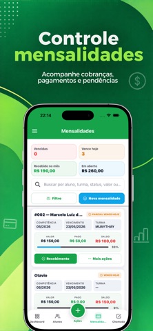 Controle de Alunos screenshot