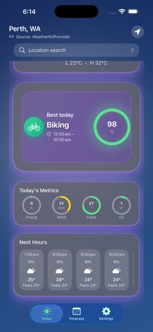 WeatherPermit screenshot