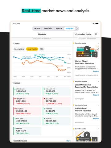 CommSec iPad screenshot 5