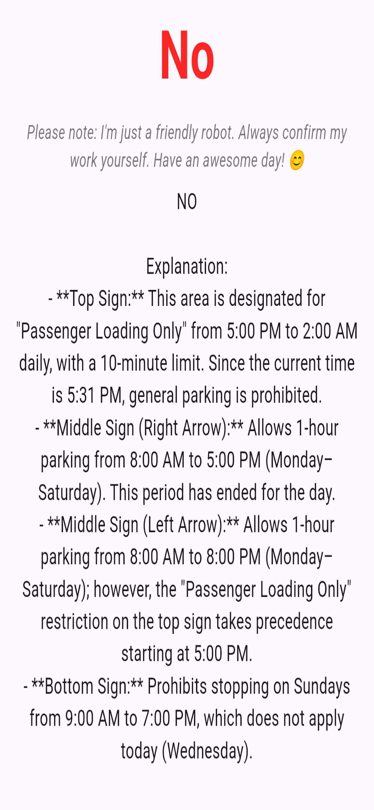 ParkLens: Parking Sign Decoder screenshot 3