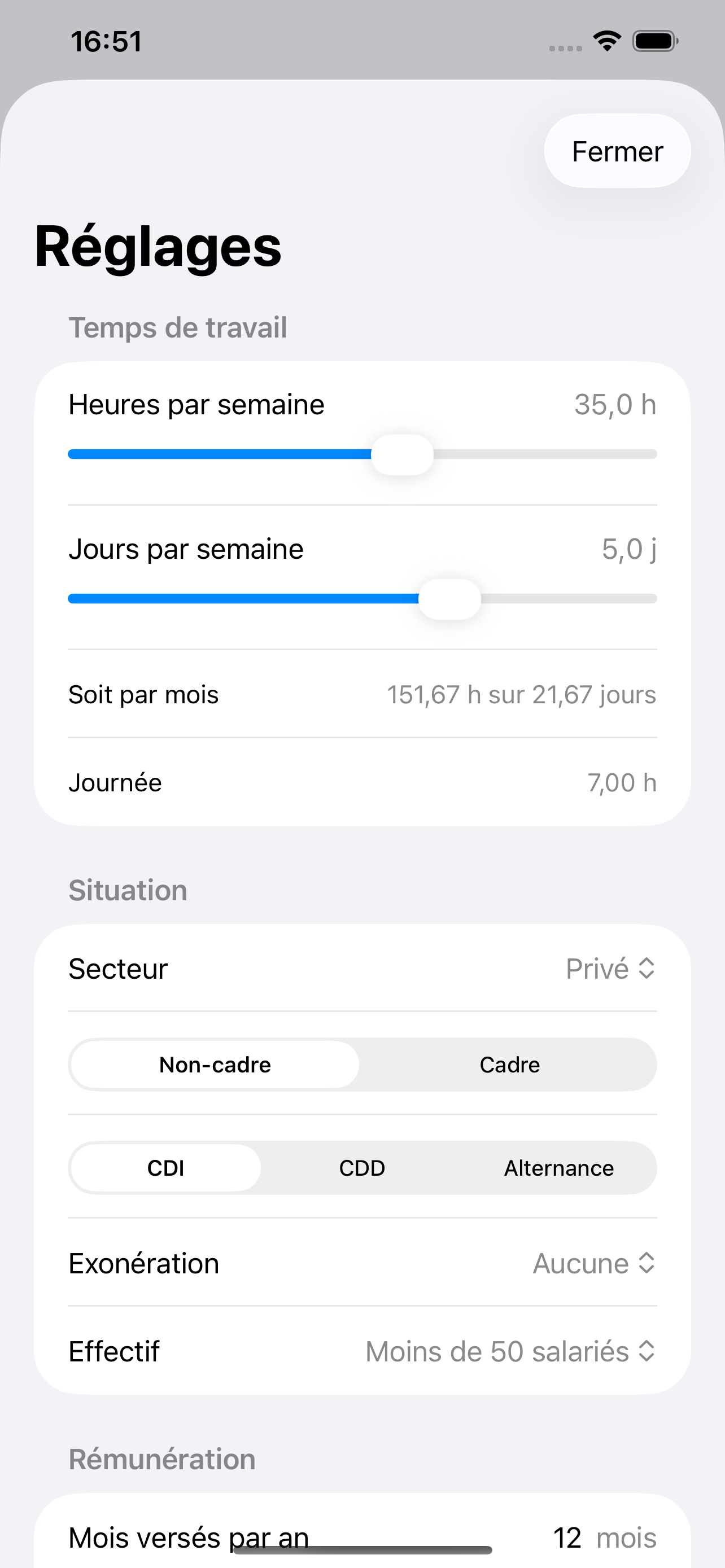 Salaire Brut / Net screenshot 5