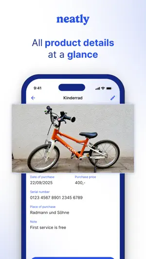 neatly - Warranty App screenshot 2