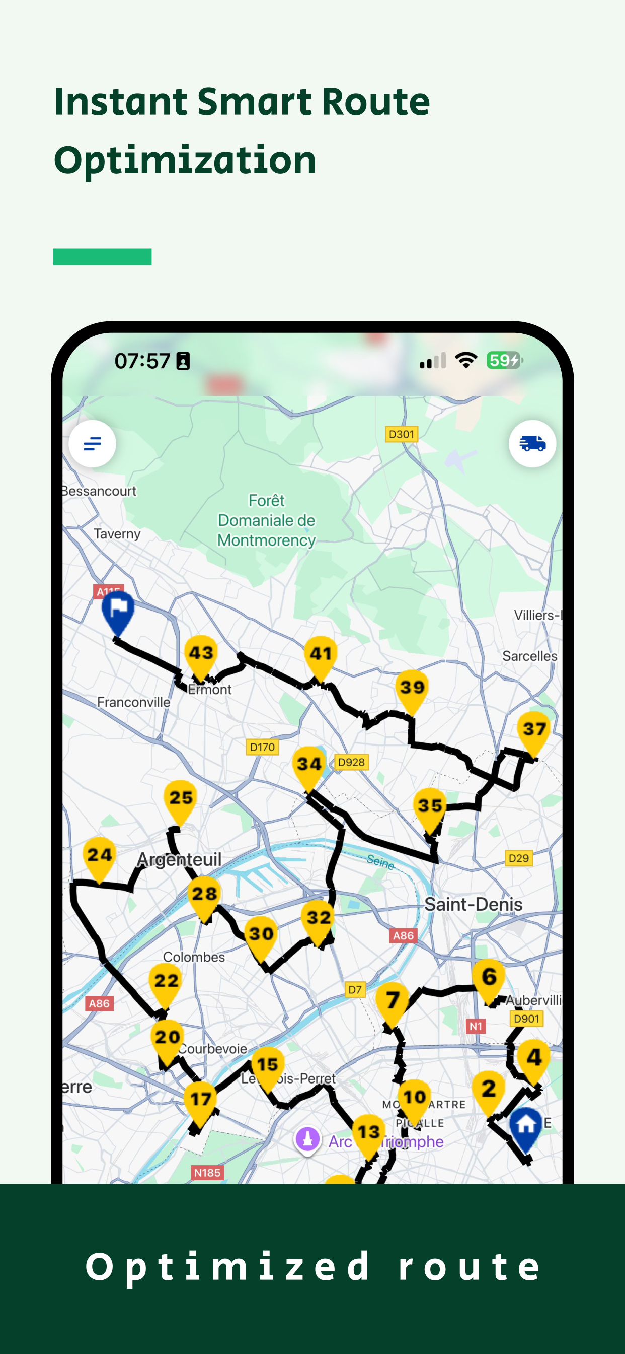 Goliv Route Optimizer screenshot 2