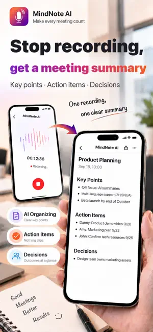 MindNote AI: Meeting Recorder screenshot 2