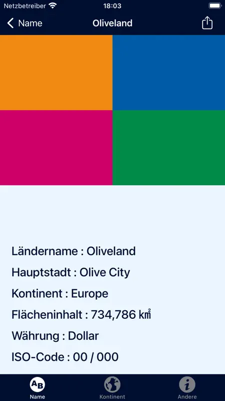 FlagDict+: Flaggen der Welt screenshot 3 of 5