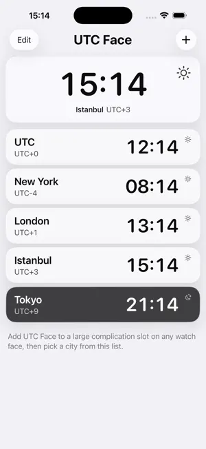 UTC Face: World Clock screenshot 4