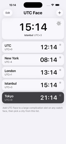 UTC Face: World Clock Screenshot 4 of 5