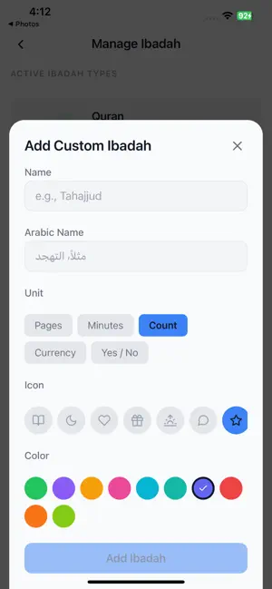 Ajr - Ibadah Tracker screenshot 4