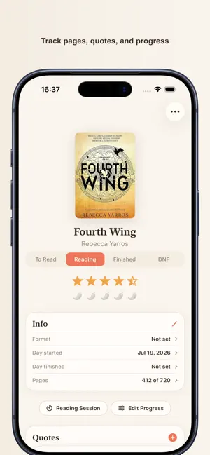Lumi: Book Tracker screenshot 3