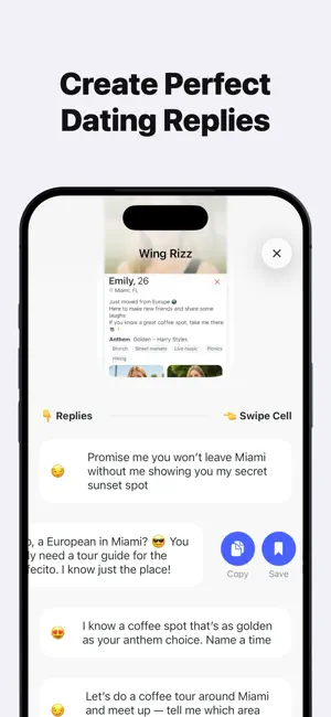 Wing Rizz AI: Dating Assistant screenshot 1