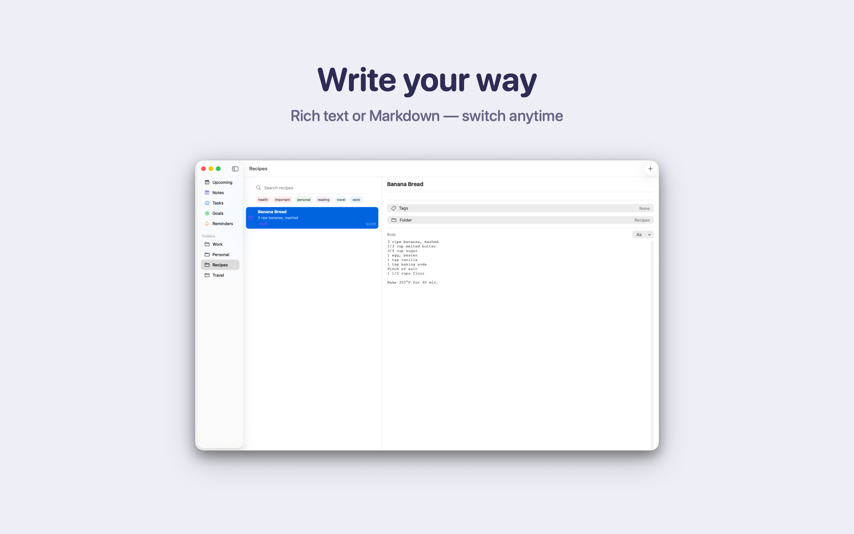 NoteThing Planner