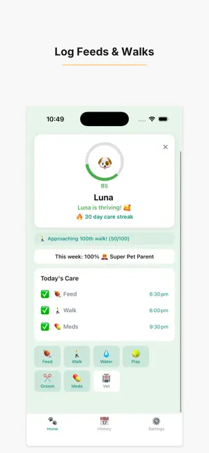 Pet Care Tracker - Daily Log screenshot 3