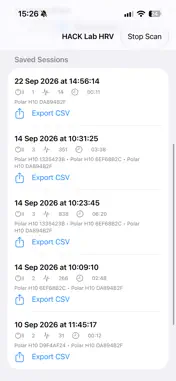 HACK Lab HRV screenshot 6