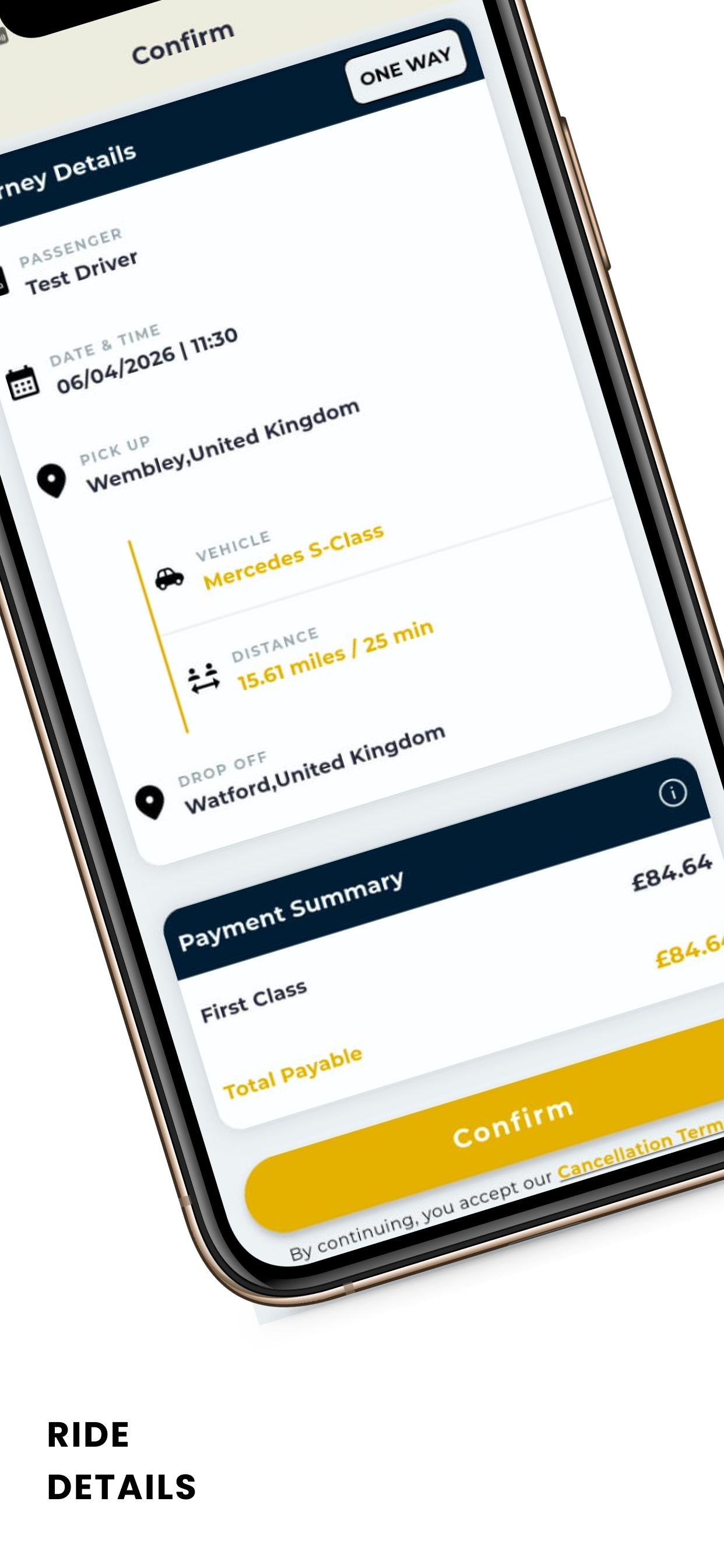 RT Chauffeurs screenshot 4