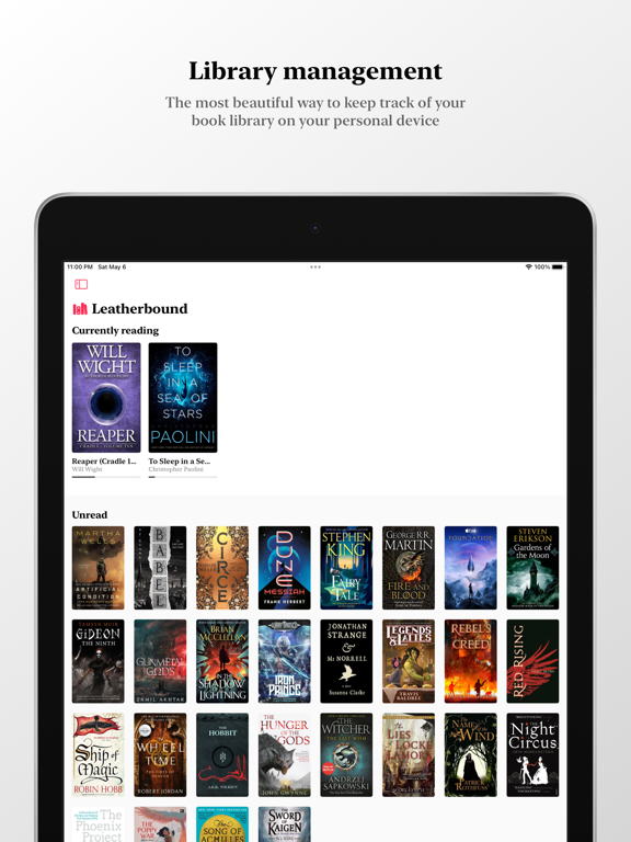 Screenshot #4 pour Leatherbound: Reading Tracker