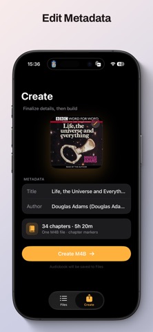 Binder: Create Audiobooks app screenshot 2