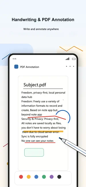 Lionote screenshot 2