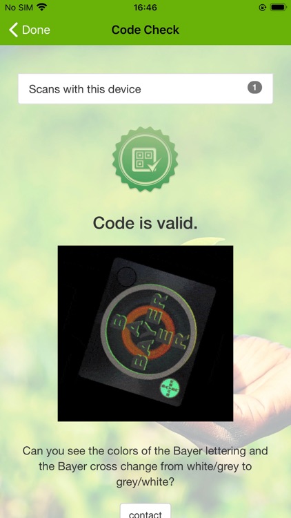 Bayer CropScience Seal Scan