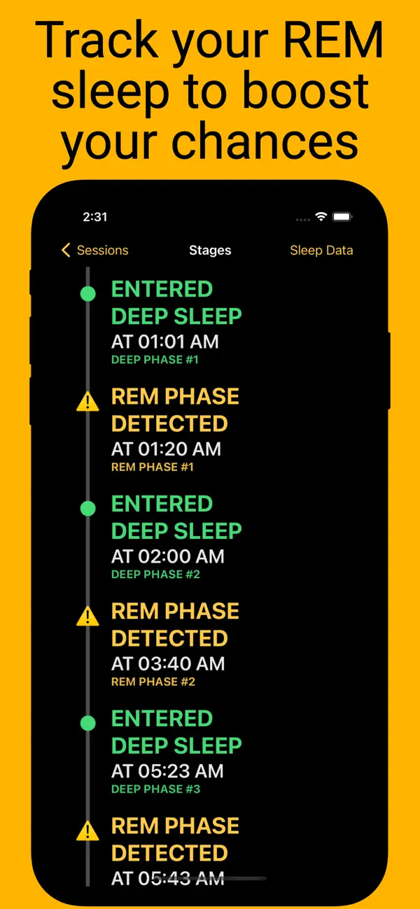 Screenshot #2 pour Lucid Dream Alarm - Everdream