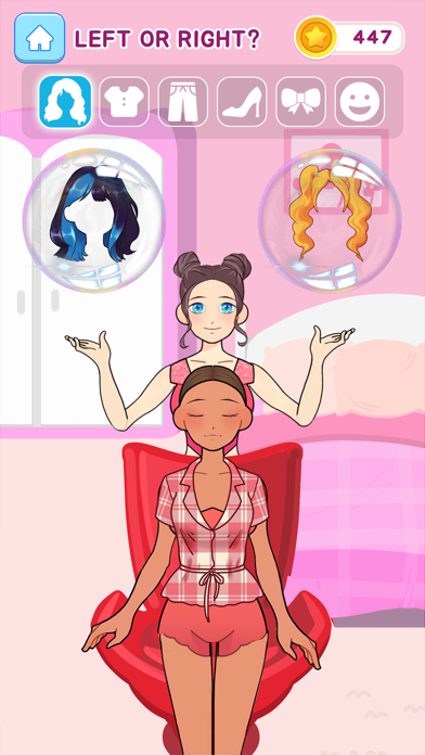 Left Or Right Fashion: 2D Game Screenshot