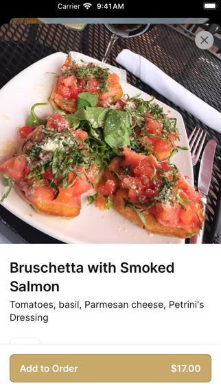 Petrini's San Diego iPhone screenshot 3 - Food & Drink app