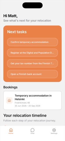 Elva: Relocation Assistant iPhone screenshot