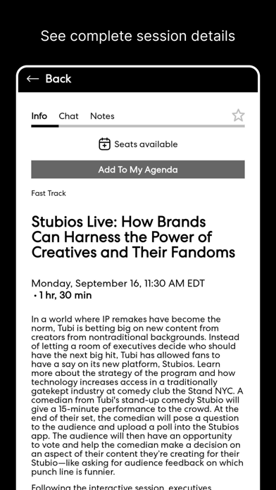 Screenshot #3 pour Fast Company Events