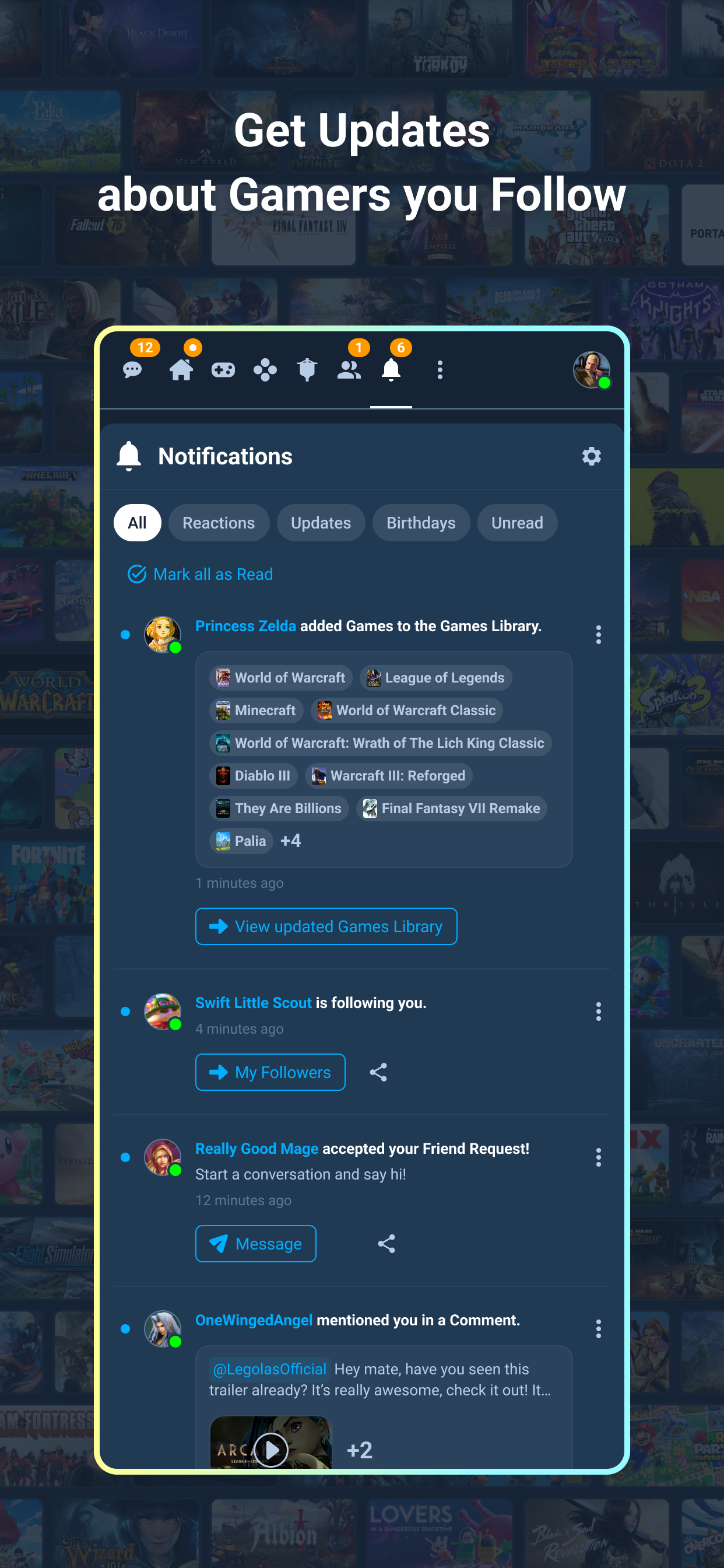 GamerProfiles: Share & Connect