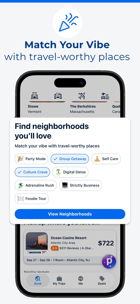 Priceline - Hotel, Car, Flight - Vibe-Matched Stays