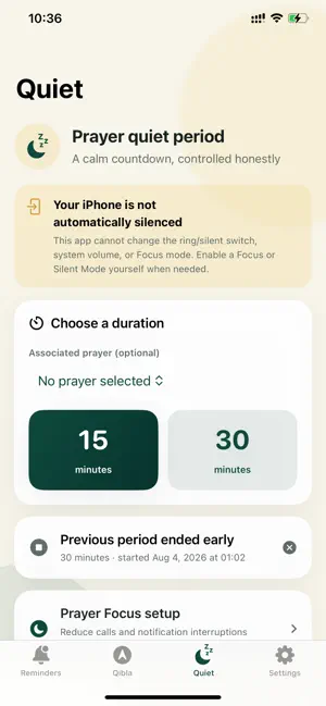 Prayer Companion: Qibla screenshot 4