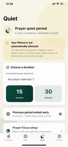 Prayer Companion: Qibla Screenshot 4 of 9