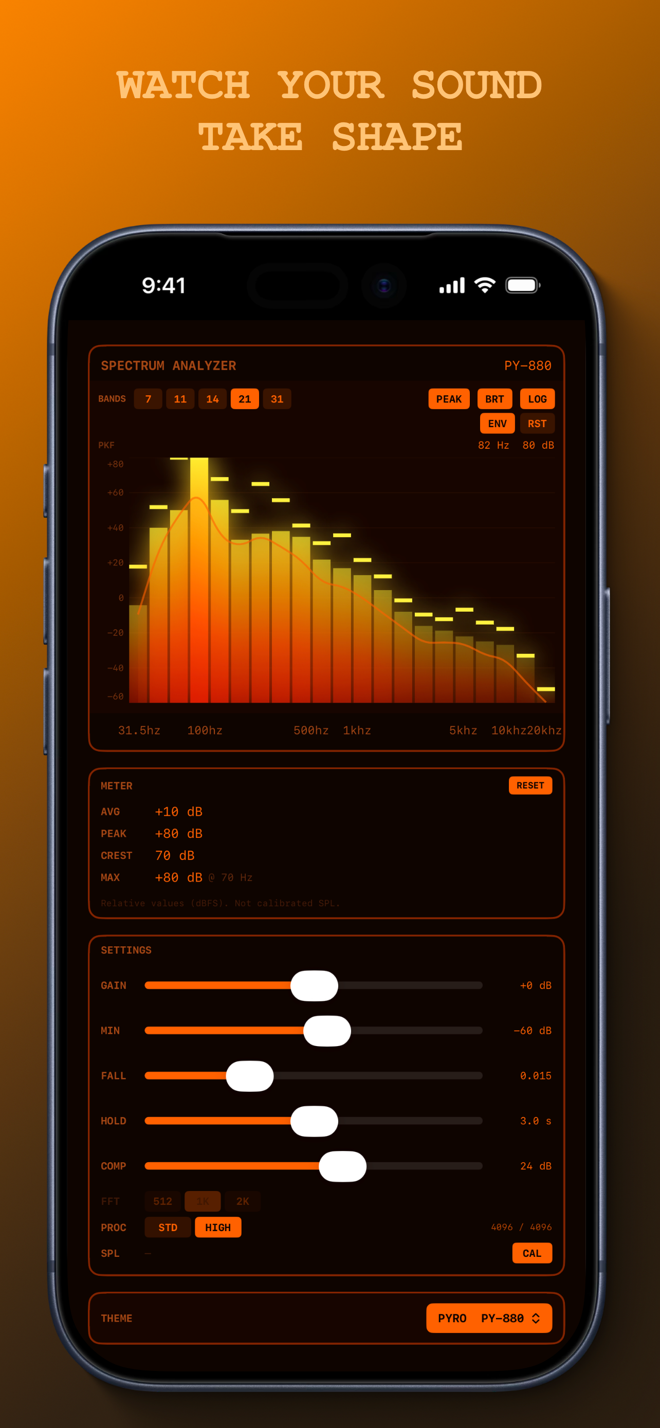 BMA Spectrum Analyzer screenshot 4