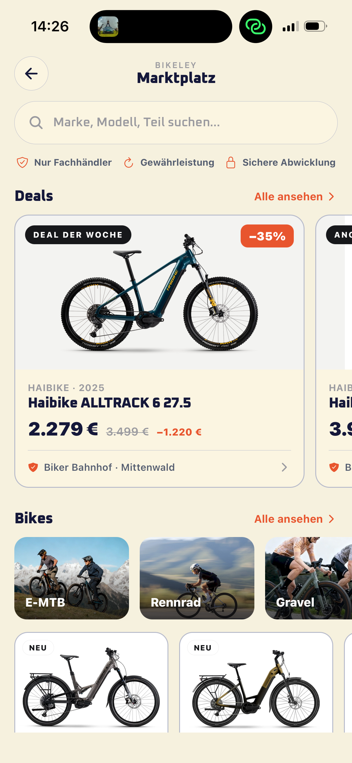 Bikeley screenshot 5