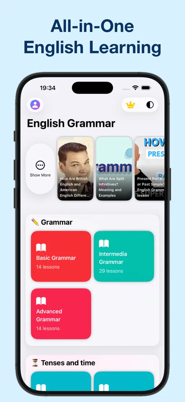 Screenshot #2 pour Learn English - Grammar, Vocab