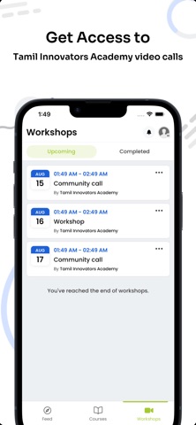 Tamil Innovators Academy iPhone screenshot
